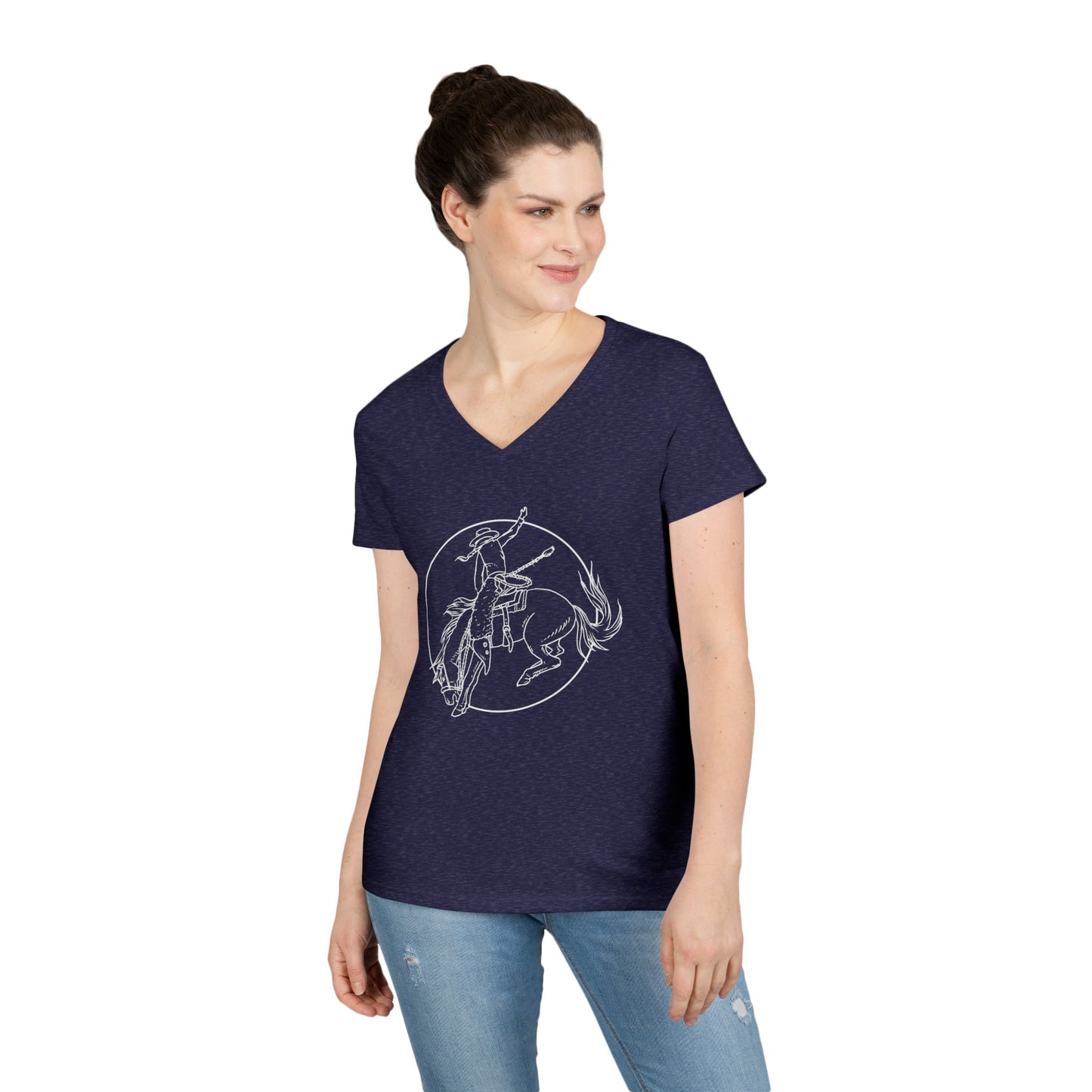 Redefining Ladylike Women's V-Neck T-Shirt