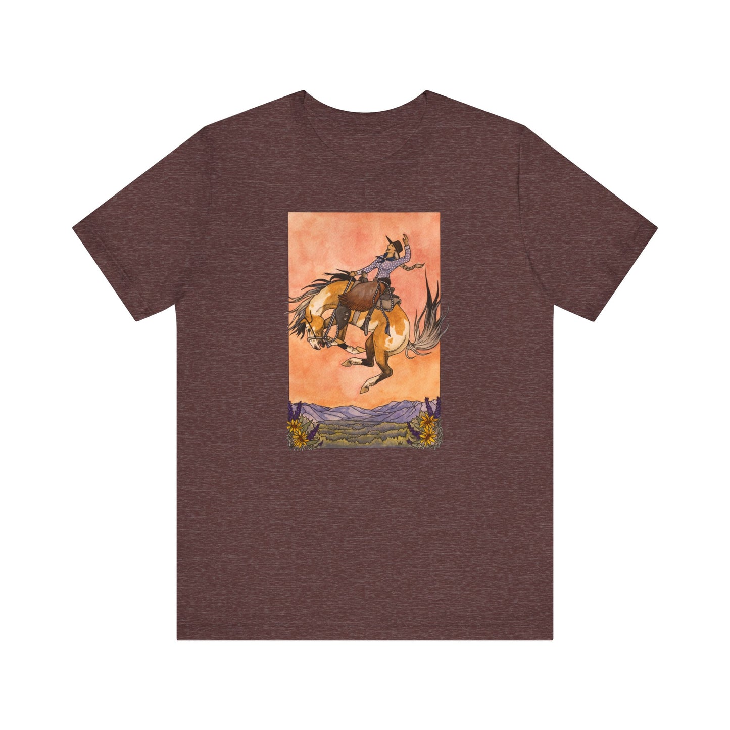 Bucking Horse Gal Tee