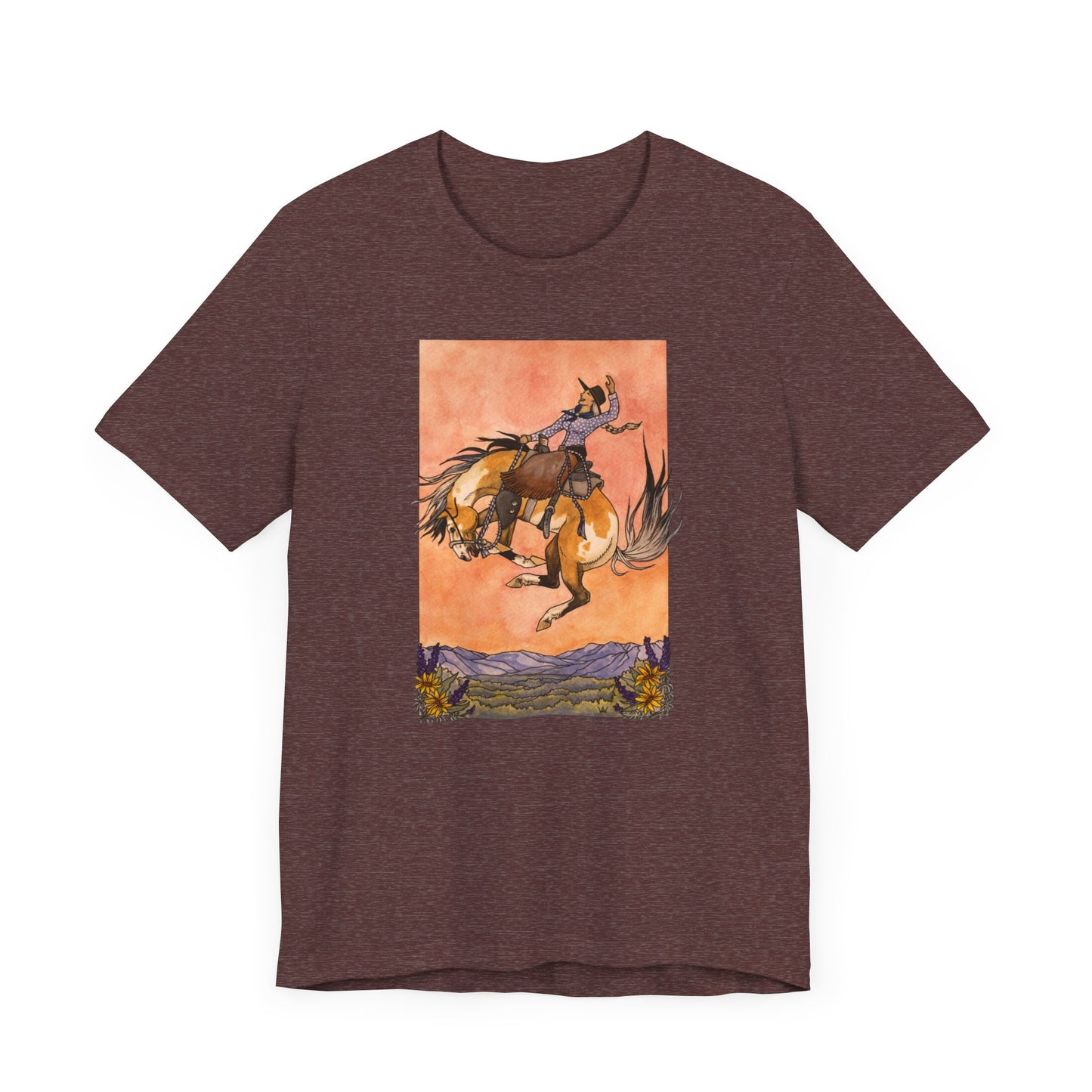 Bucking Horse Gal Tee
