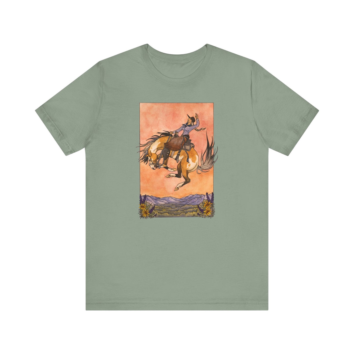 Bucking Horse Gal Tee