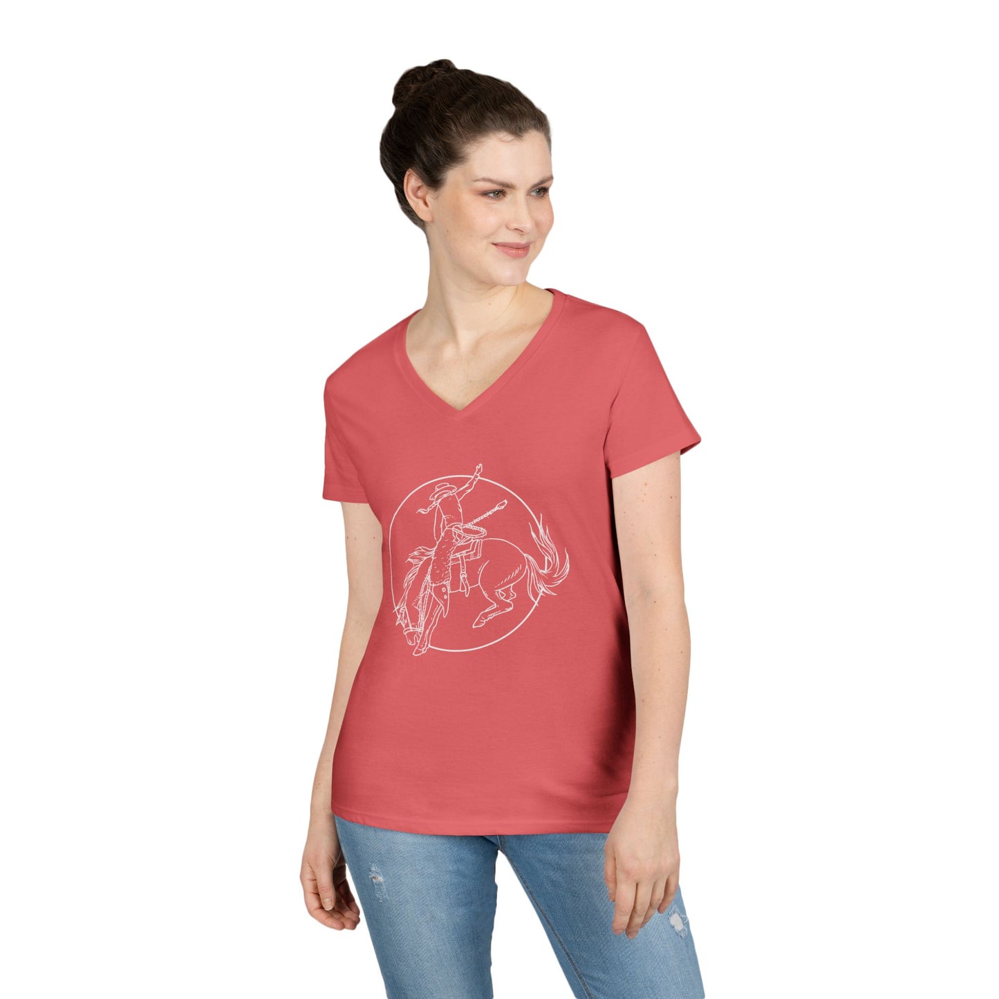 Redefining Ladylike Women's V-Neck T-Shirt