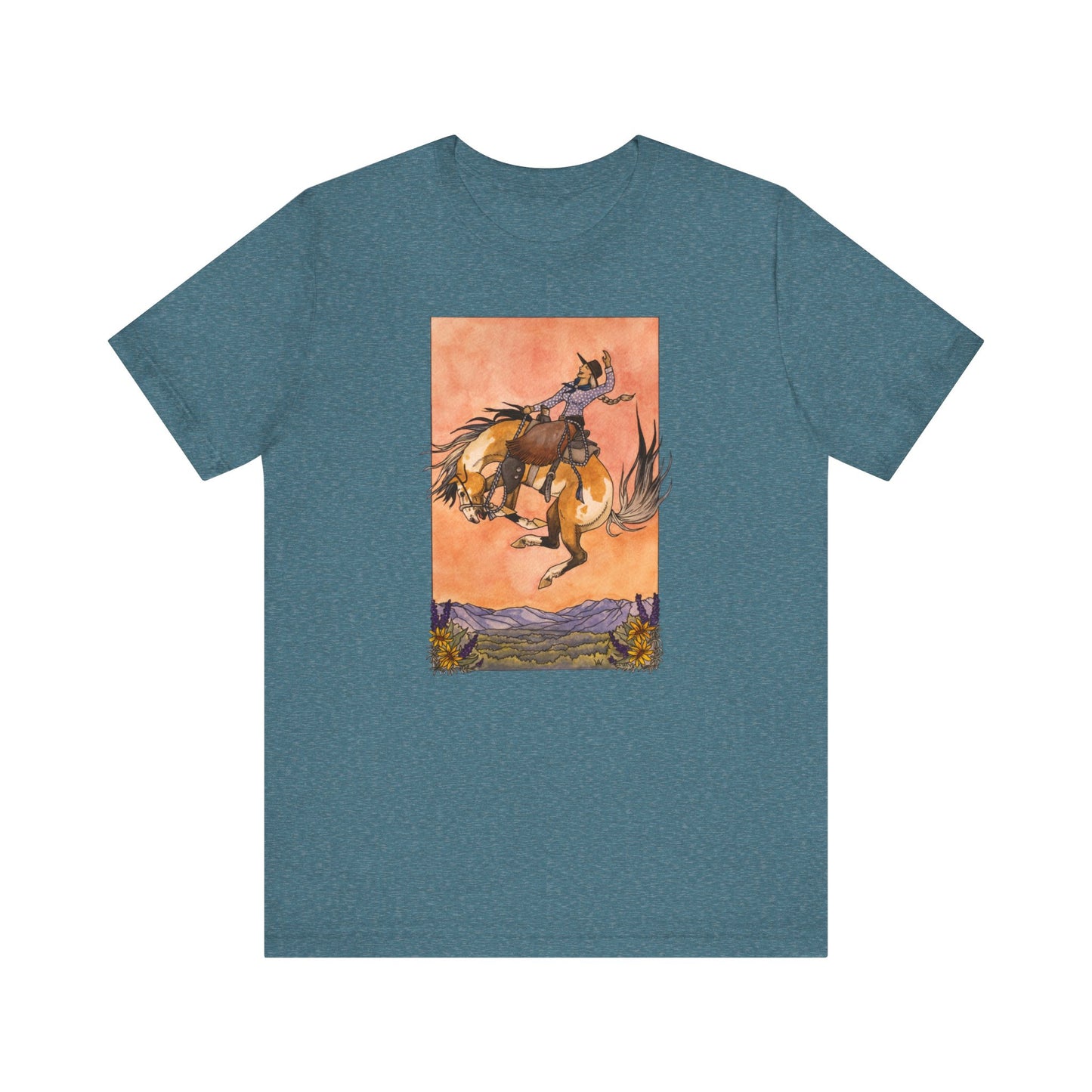 Bucking Horse Gal Tee