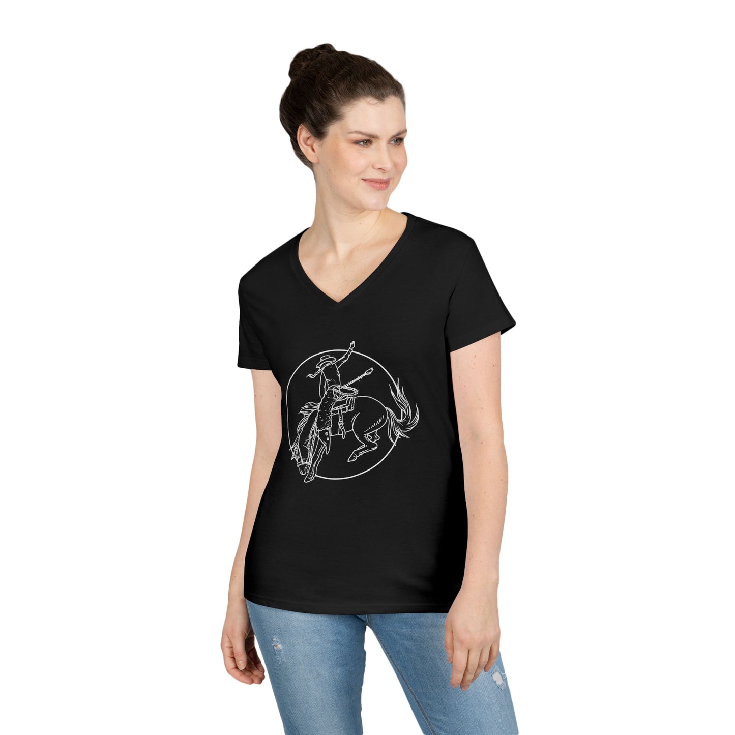 Redefining Ladylike Women's V-Neck T-Shirt