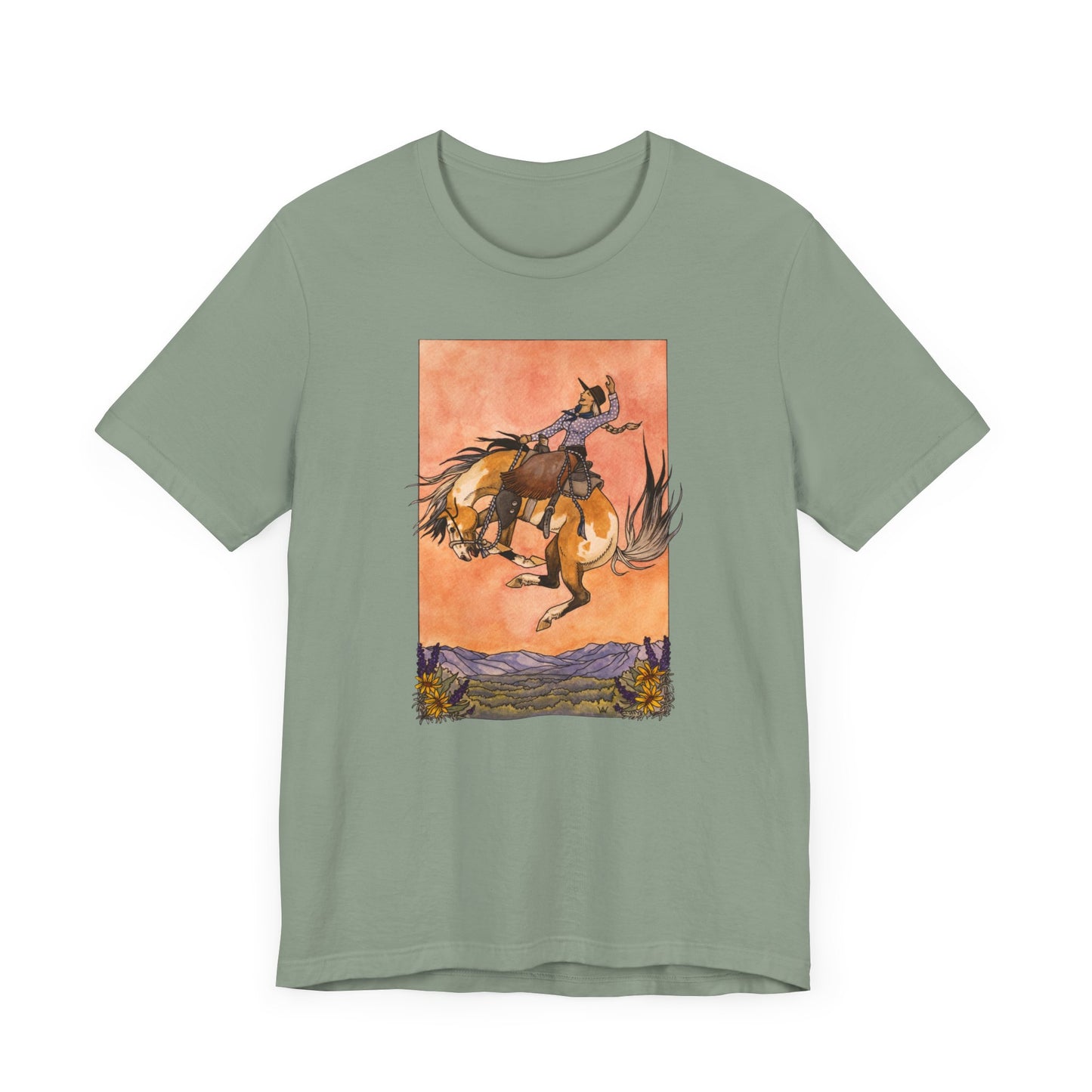 Bucking Horse Gal Tee