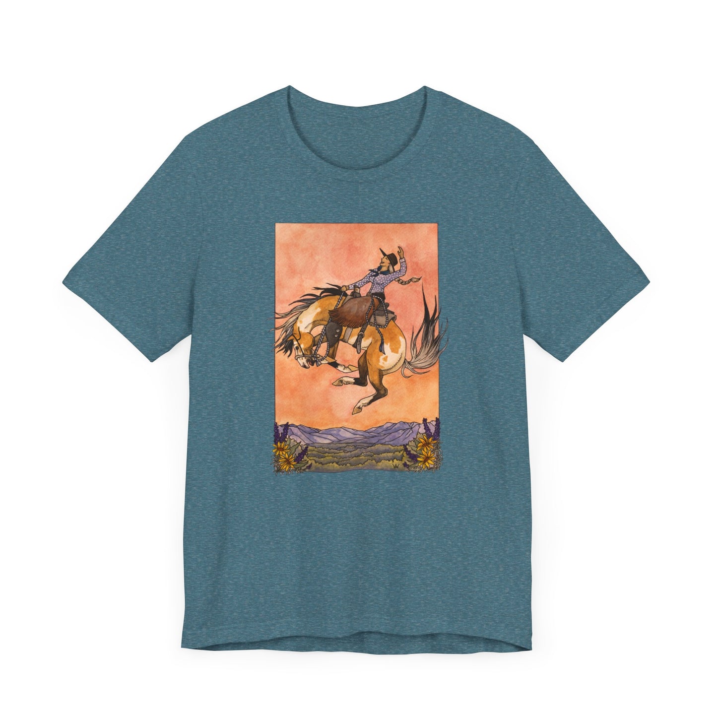 Bucking Horse Gal Tee